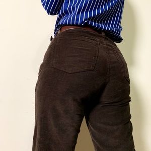 Brown corduroy pants